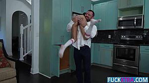 bratty little sadie pop teases in action