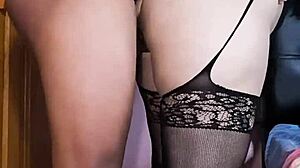 sexy hot girl in lingerie fucked by stepbrother, screaming pleasure in british interracial scene