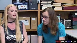 Hey, you two, caught banging in the store by mall cop?