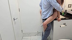 Sex with 18 year old girl in the party toilet