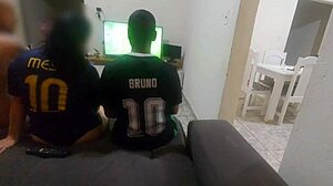 hey, i slept with my husband's friend over a bet, got so turned on i did dp with both!