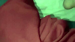 Warming up her wet pussy with a hairdryer in toilet play