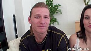 Cuckold Waits for Wife's Sucking and Fucking