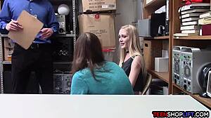 Hey, you two, caught banging in the store by mall cop?