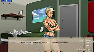 Oh, the horny college slut gets fucked hard in her dorm room!