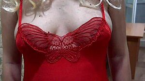 Pregnant milf shows hairy pussy and butt in pantyhose upskirt.