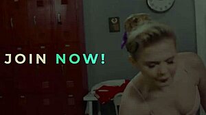 lets see who's the best cheerleader as petite eliza ibarra and coco lovelock get wild in locker room