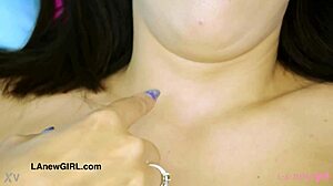 Stunning Brunette Model Unveils Her Sexy Petite Body