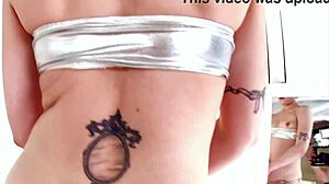 yo, annika amour's tattoed goth deepthroat is wild, huge cock facefuck with cum swallow! 😍