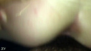 i creampie in young 18+ blonde's shaved pussy pov