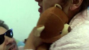 Does the wife enjoy her husband's domination in bondage sex?