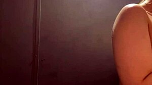 Squirting heavily in public with big cock