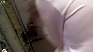 Blonde Student Cheats and Gets Punished with Husband's Piss in Mouth in Garage