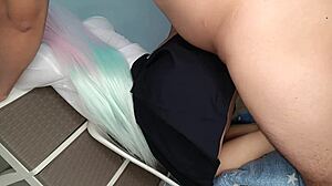Cosplayer Stepdaughter Still Virgin with Tight Pink Pussy?