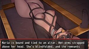 Harem in Another World Hentai Game Ep 36 Spooky Goth Girl and Nun BDSM Ghost Ritual