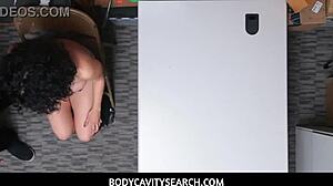 latina teen maya morena gets cavity searched by guard