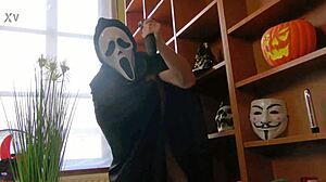 a halloween trilogy with mila milan screaming