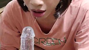 Ting Xuanのディルド吸い見てるの好き…超熱い！