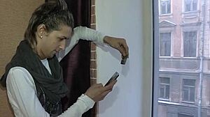 man sits and stares with emotional intensity