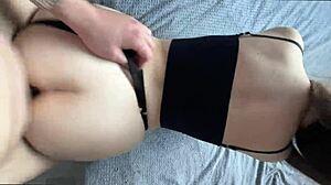 i cum in this beautiful black-haired student