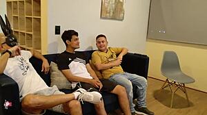 Hotwife Enjoys Gangbang with Husband's Friends?