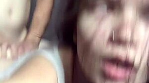 I met a beauty behind garages