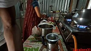Indian Homemade Kitchen Fuck by Servant
