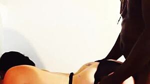 all natural mystic takes cum on back in doggystyle