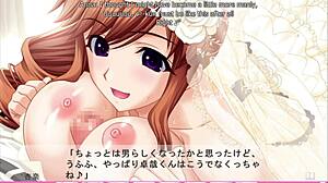 Anna's erotic hentai route ends with wild titty fuck