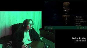 Naked Castle Malloy Playthrough with BBW Brunette Tattoo