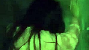 I met a beauty behind garages