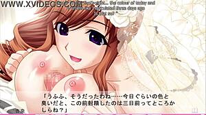 Anna's erotic hentai route ends with wild titty fuck