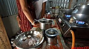 Indian Homemade Kitchen Fuck by Servant
