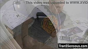 my hot tranny stepmom seduces me with her cock