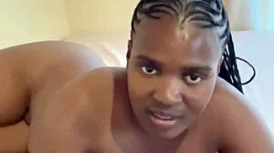 naughty ebony maid twerks big ass in homemade video