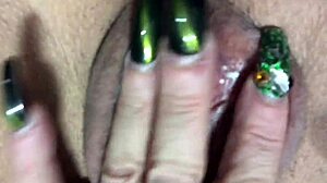 Babe Fingering Both Pussy and Anal Wide Open