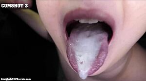 holy fuck, 17 cumshots on blonde teen's big ass