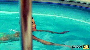 Victoria Daniels likes swimming and sucking