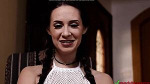 Cassidy Klein Gets Her Throat Destroyed With Deepthroat Blowjob And Gagging In POV