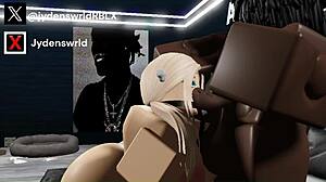 i can't believe two blonde girls got pounded by bbc in one wild day on roblox