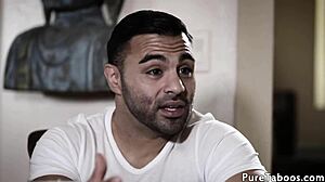 beautiful teen moans drill me in taboo threesome with small tits