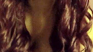 Hot young girl full of desire masturbates in fantasy