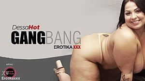 Dessa hot - gang bang - erotikaxxx - complete scene
