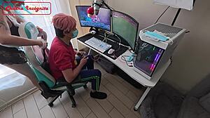 Whore in Maid Cosplay Obeys Boss's Son with Doggystyle, Blowjob, and Cum in Mouth