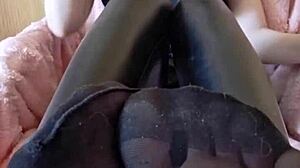 All you want is me shining in tight latex