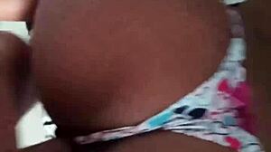 latina wife cheats with lover, gets creampied for cuckold husband