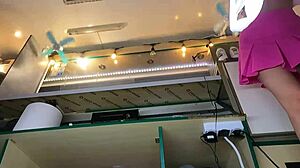 18 yo hot bitch works no bra panties at summer festival