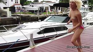 these hot amateur college babes say, 'let's have an orgy with big cocks and oral fucking at the party'