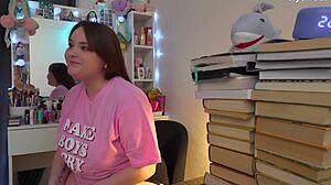 russian actress in solo backstage shoot