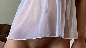 Cute Teen 18+ Fingers Tight Shaved Pussy to Orgasm